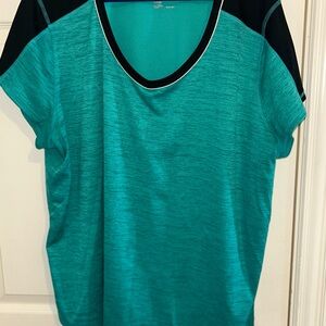 Made for Life Teal and Black Short Sleeve Tee